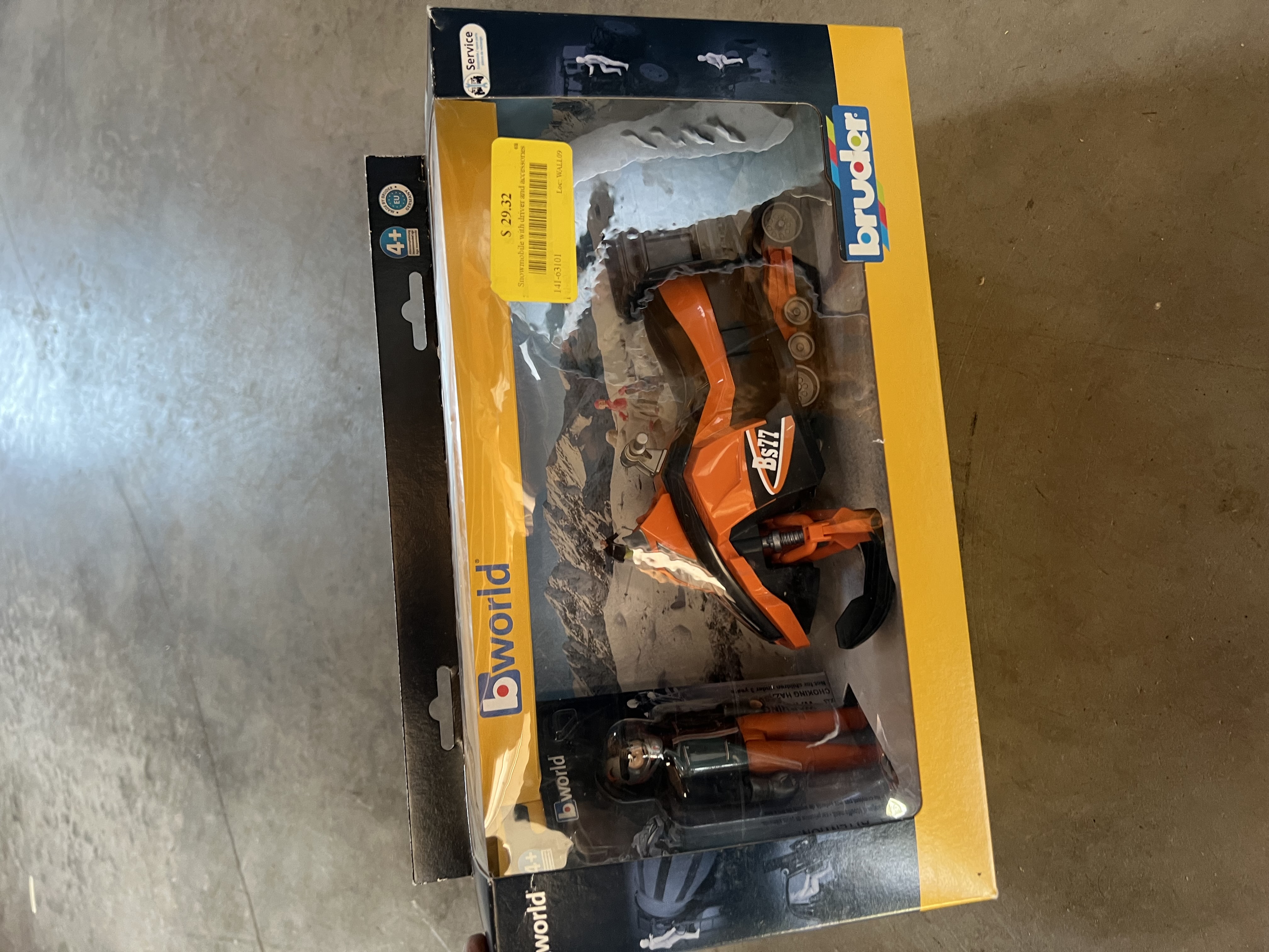 Toy snowmobile 