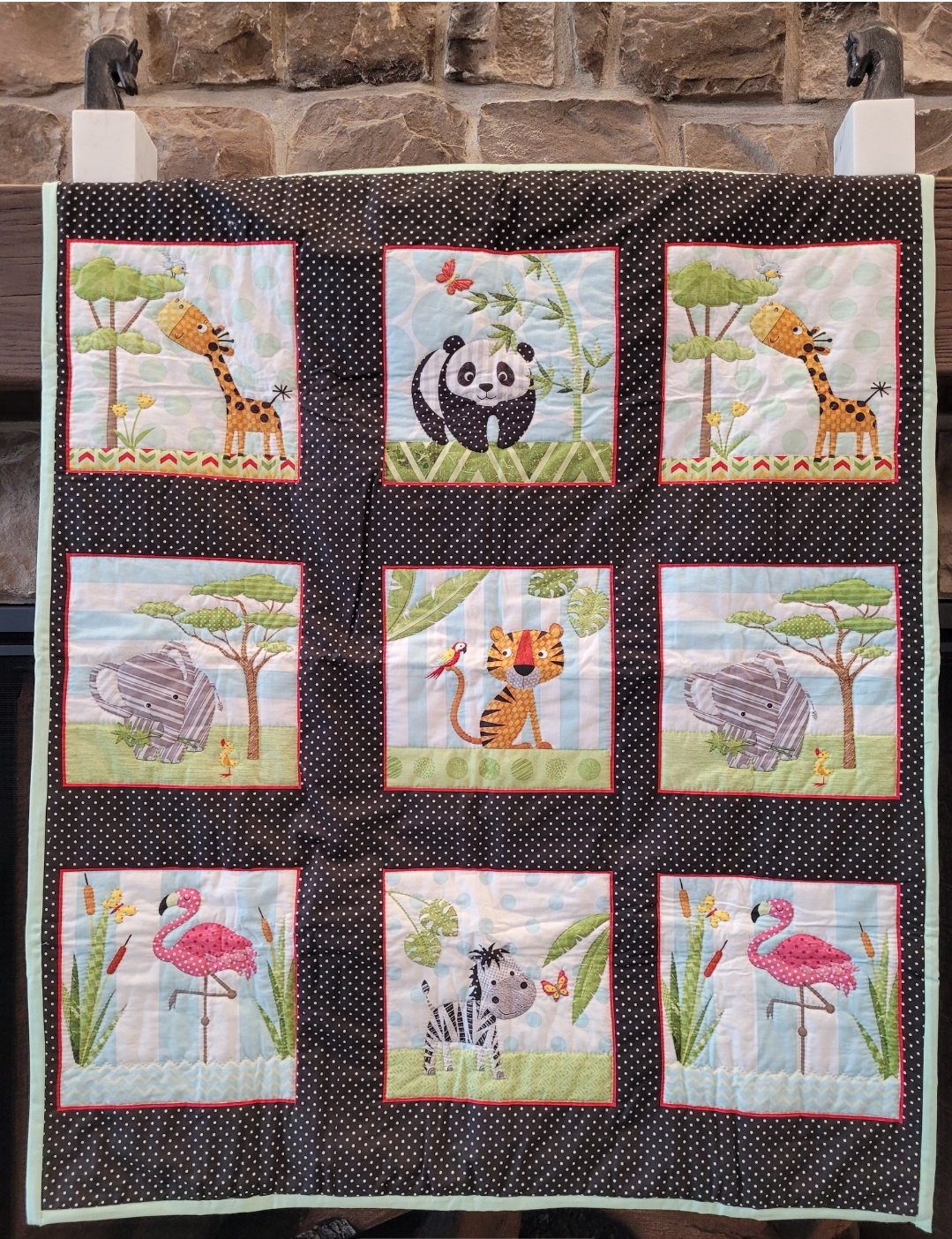 Visit the Zoo Baby Quilt