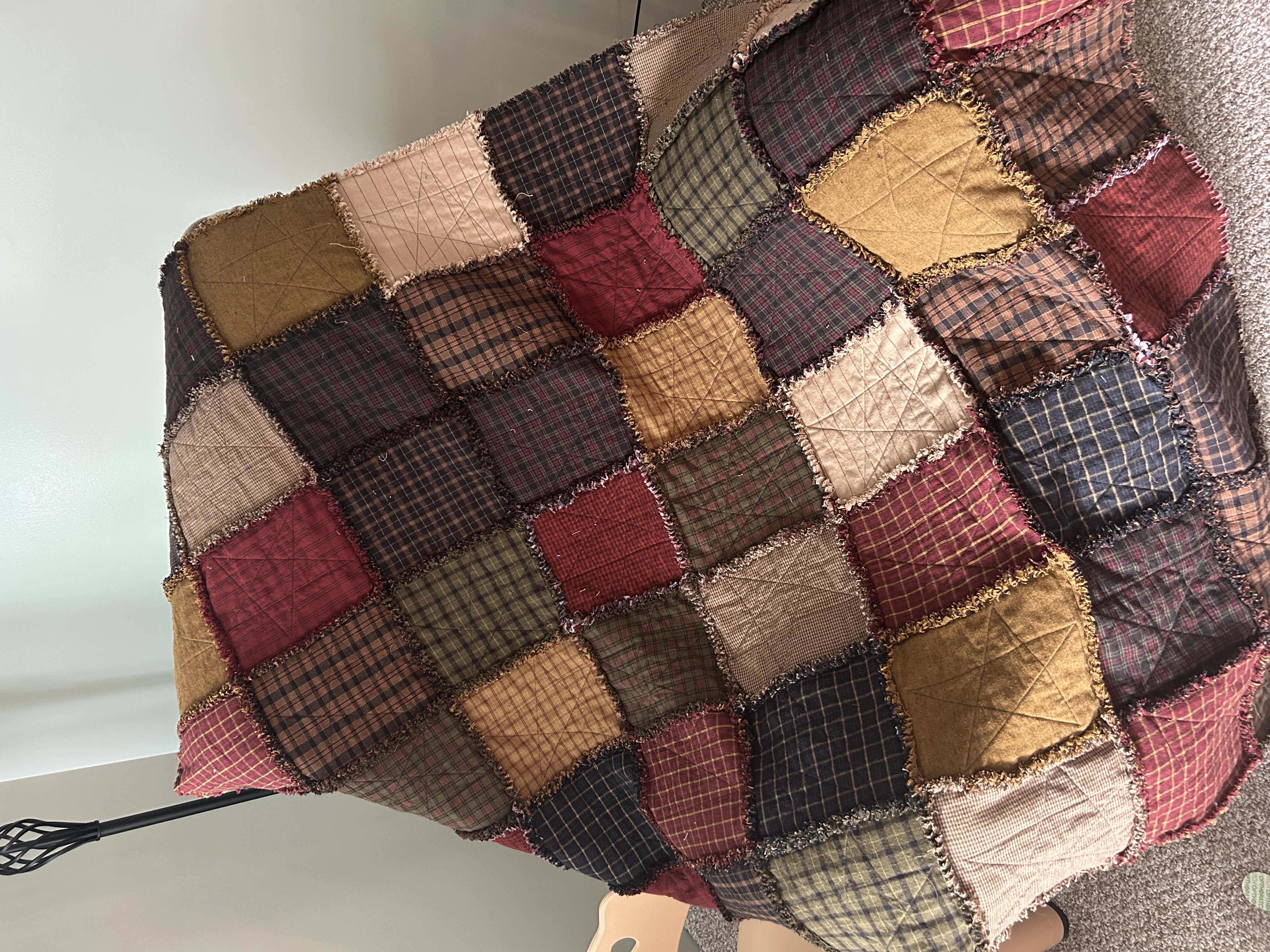 Country shag throw