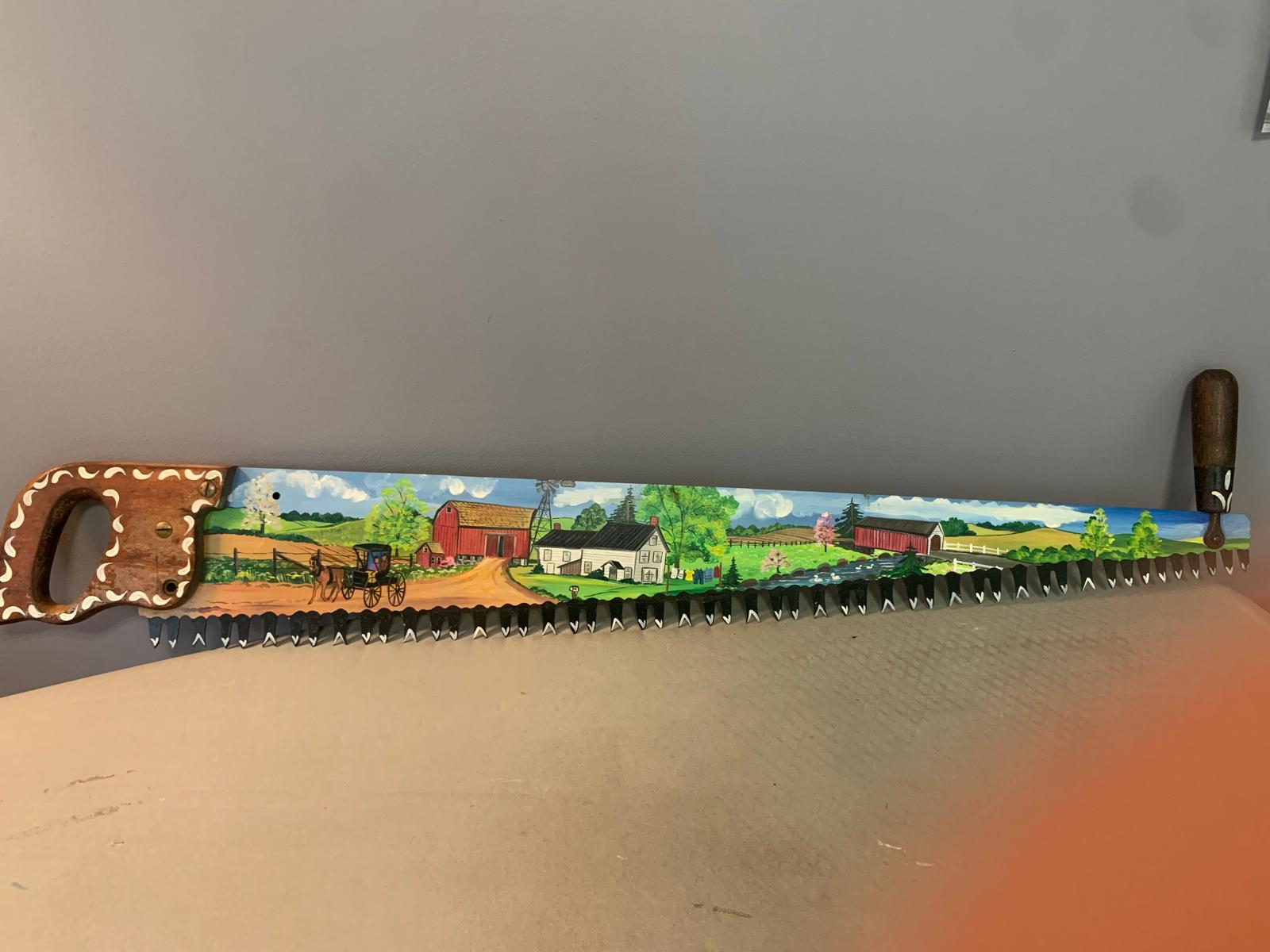 Painted saw blade