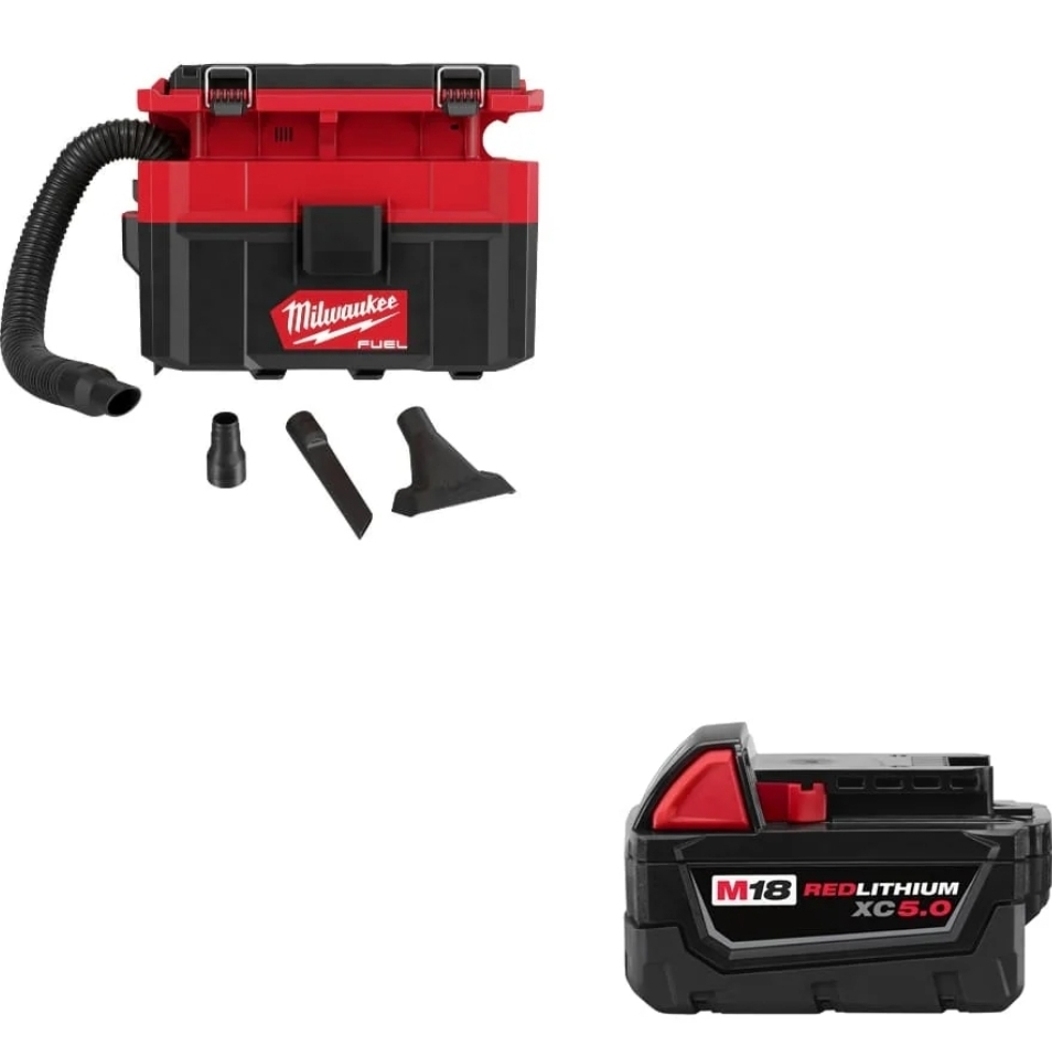 Milwaukee 0970-20 M18 FUEL 2.5 Gal Vacuum