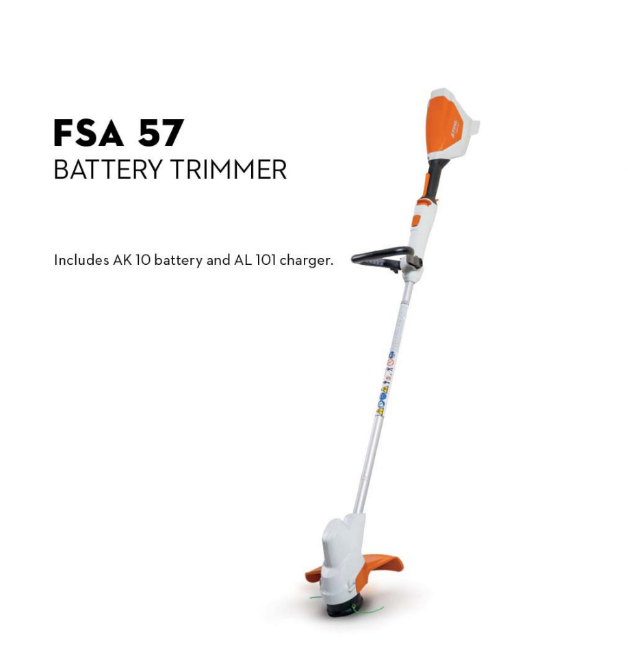 Stihl Battery Powered String Trimmer w/battery and charger