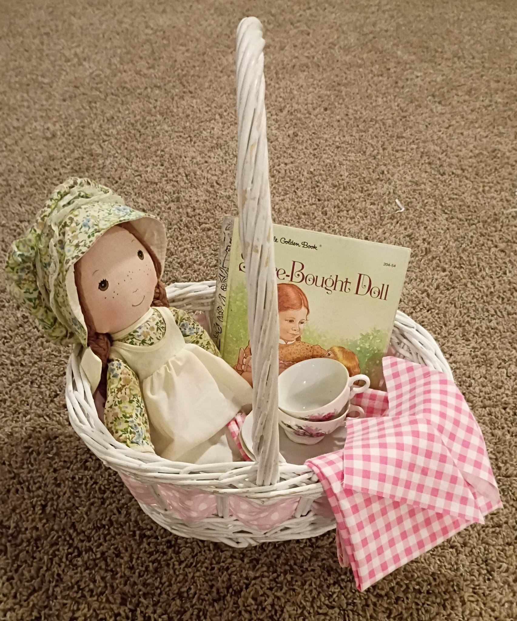 Store-Bought Doll Gift Basket