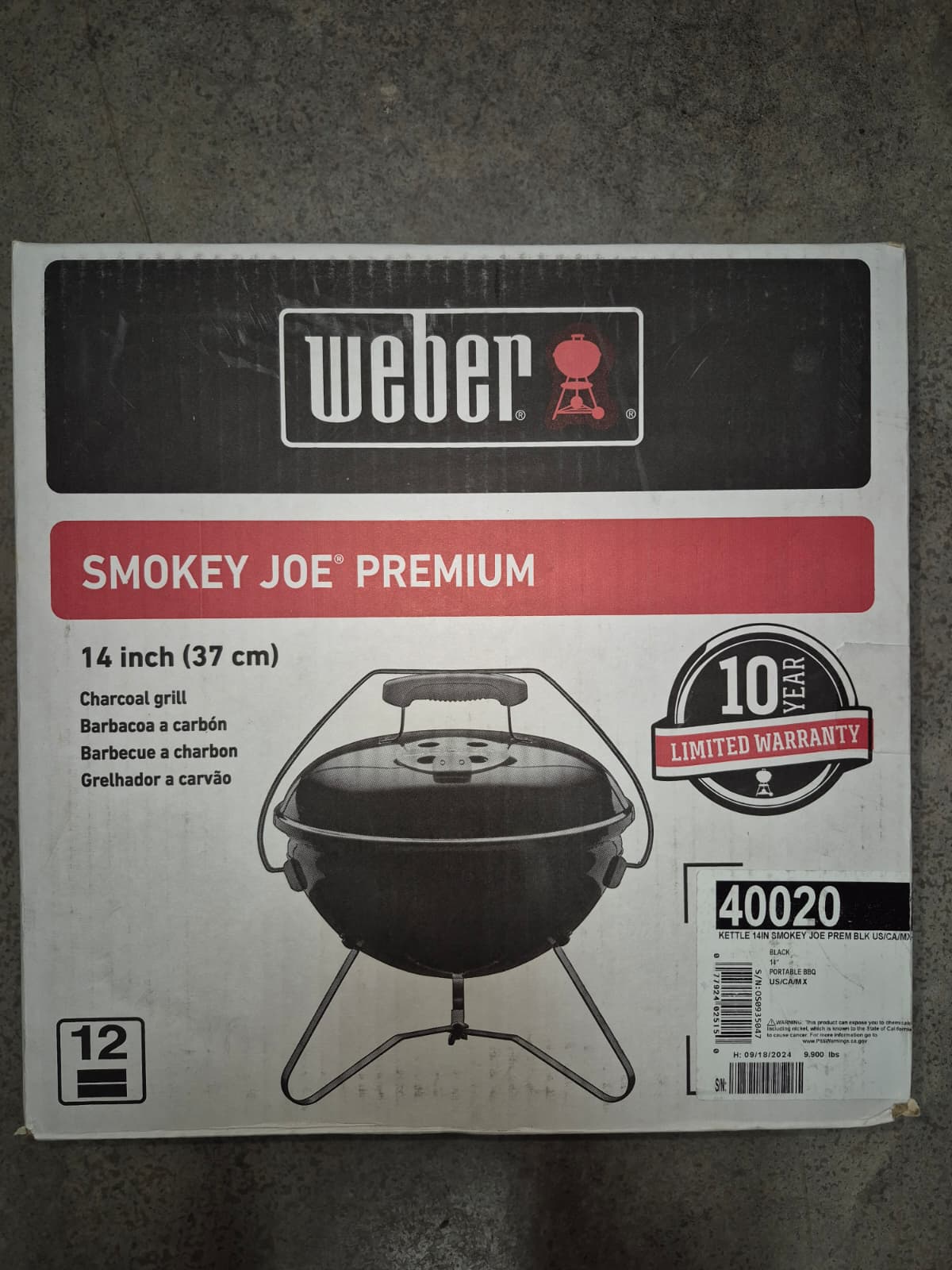 Weber Smokey Joe Camp Grill
