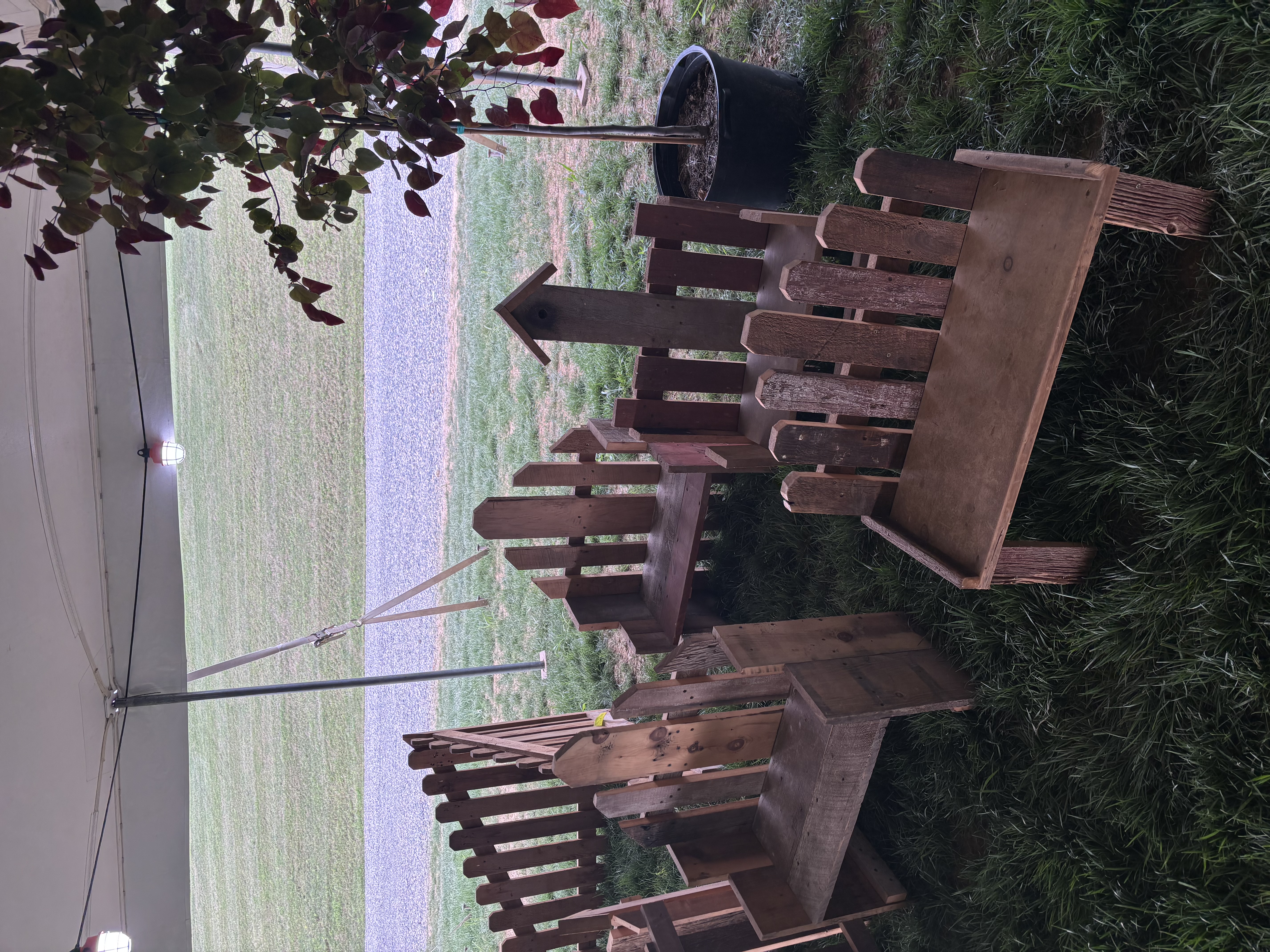 Decorative Auction Benches